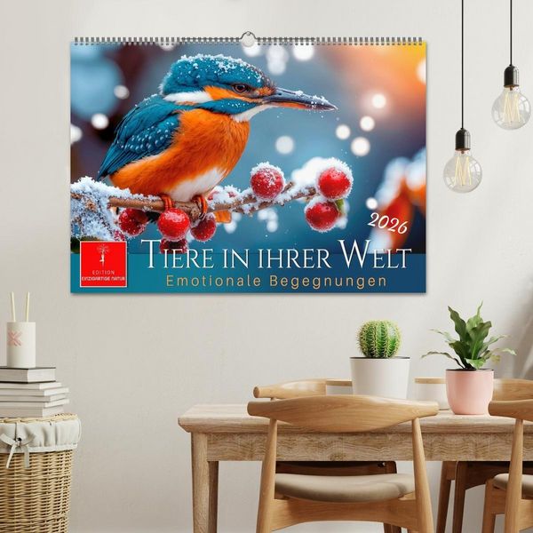 Produktbild: Tiere in ihrer Welt (Wandkalender 2026 DIN A2 quer), CALVENDO Monatskalender
