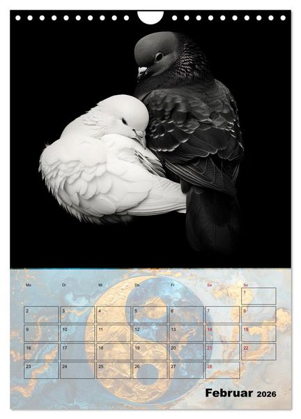 Produktbild: Sei das Yin zu meinem Yang (Wandkalender 2026 DIN A4 hoch), CALVENDO Monatskalender