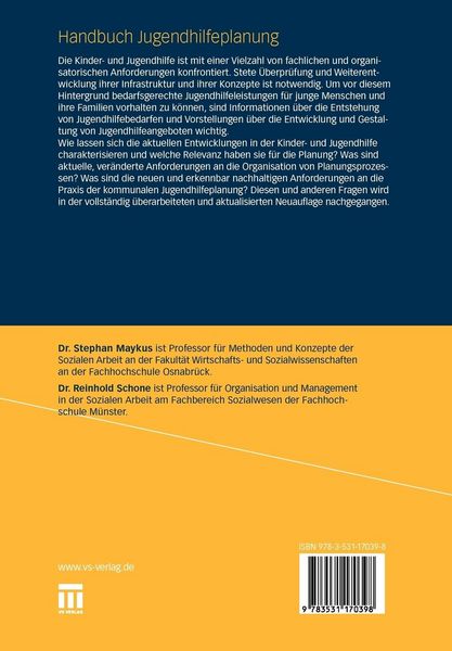 Produktbild: Handbuch Jugendhilfeplanung