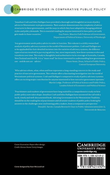 Produktbild: Advising Governments in the Westminster Tradition