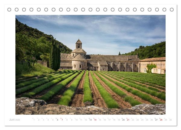 Produktbild: Streifzug durch die Provence (Tischkalender 2026 DIN A5 quer), CALVENDO Monatskalender