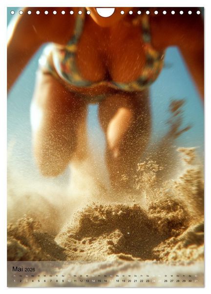 Produktbild: Frauen beim Beachvolleyball - Sonne, Sand, Bewegung (Wandkalender 2026 DIN A4 hoch), CALVENDO Monatskalender
