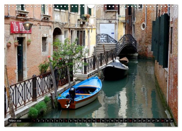 Produktbild: Auf den Kan&auml;len von Venedig (Wandkalender 2026 DIN A3 quer), CALVENDO Monatskalender