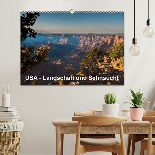 Produktbild: USA &ndash; Landschaft und Sehnsucht (Wandkalender 2027 DIN A2 quer), CALVENDO Monatskalender