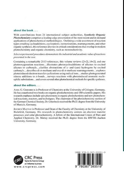 Produktbild: Synthetic Organic Photochemistry