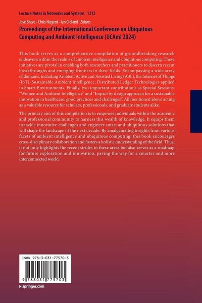 Produktbild: Proceedings of the International Conference on Ubiquitous Computing and Ambient Intelligence (UCAmI 2024)
