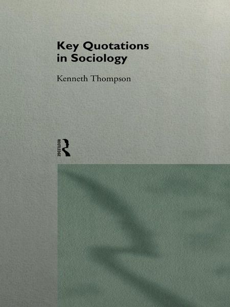 Produktbild: Key Quotations in Sociology