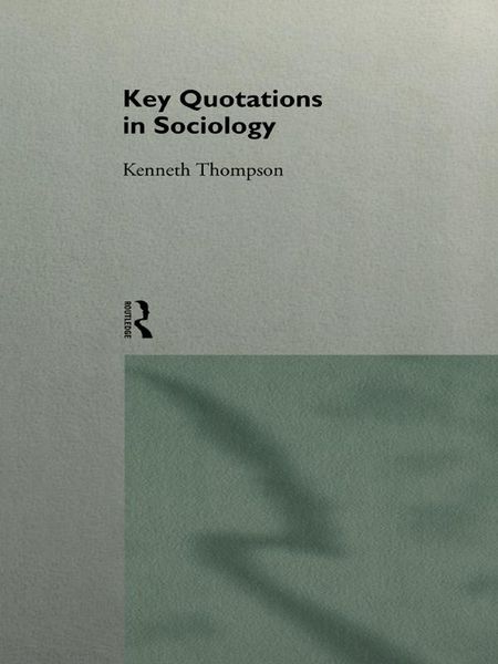 Produktbild: Key Quotations in Sociology