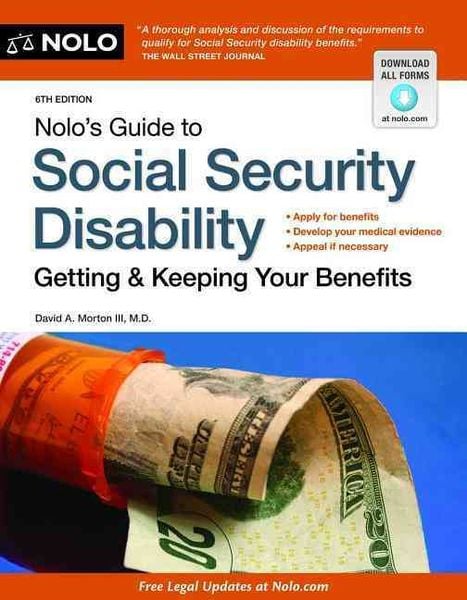 Produktbild: Nolo's Guide to Social Security Disability: Getting & Keeping Your Benefits