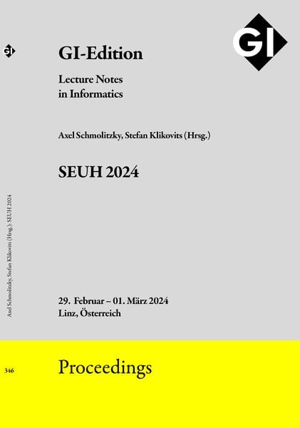 GI Edition Proceedings Band 346 'SEUH 2024'