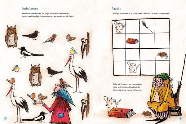 Produktbild: Die kleine Hexe: Mein gro&szlig;es Zauber-R&auml;tsel-Buch
