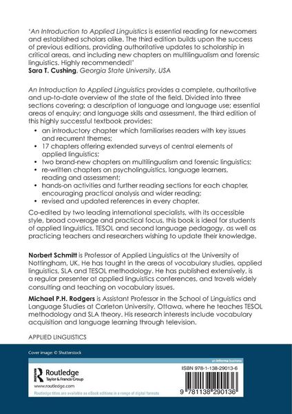 Produktbild: An Introduction to Applied Linguistics