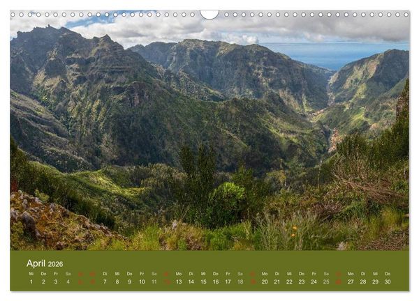 Produktbild: Zauberhaftes Madeira (Wandkalender 2026 DIN A3 quer), CALVENDO Monatskalender