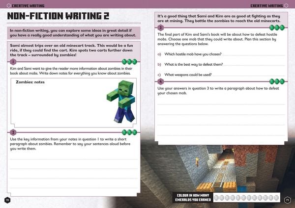 Produktbild: Minecraft English Ages 7-8