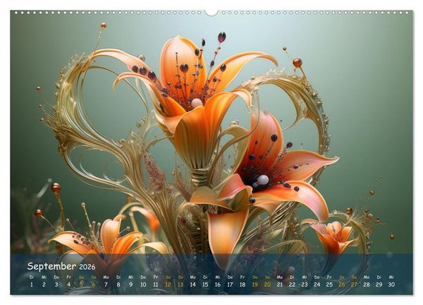 Produktbild: Exotische Pflanzen Close-up (hochwertiger Premium Wandkalender 2026 DIN A2 quer), Kunstdruck in Hochglanz