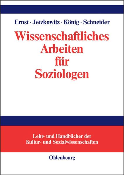 Produktbild: Wissenschaftliches Arbeiten f&uuml;r Soziologen