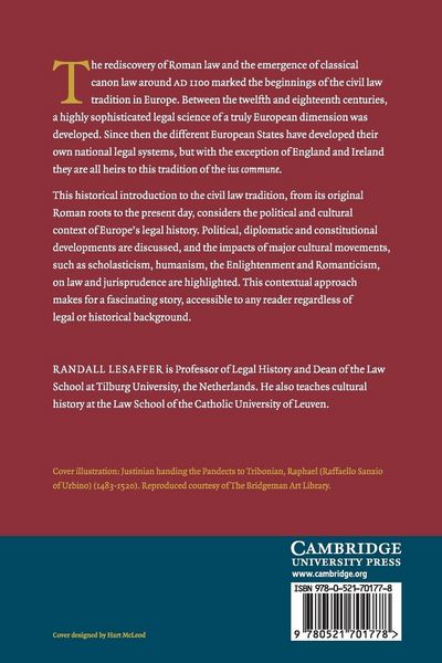 Produktbild: European Legal History