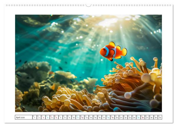 Produktbild: Exotische Fische (Wandkalender 2026 DIN A2 quer), CALVENDO Monatskalender