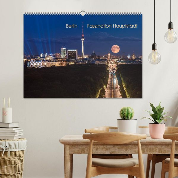 Produktbild: Berlin - Faszination Hauptstadt (Wandkalender 2026 DIN A2 quer), CALVENDO Monatskalender
