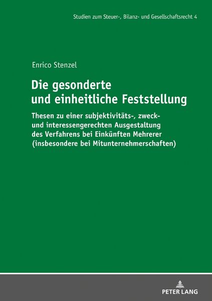 Produktbild: Die gesonderte und einheitliche Feststellung