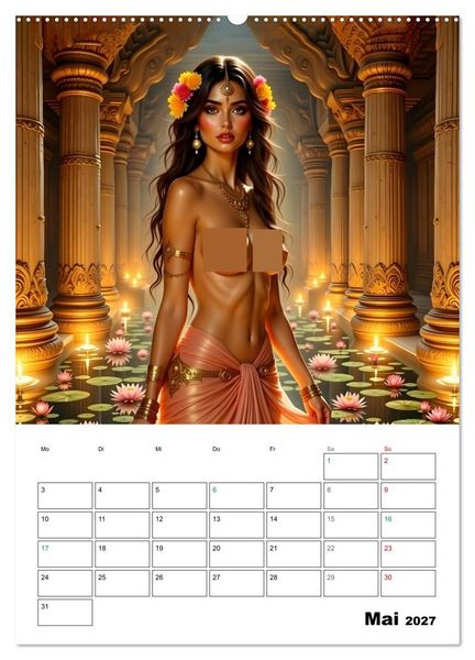 Produktbild: T&ouml;chter der alten G&ouml;tter (hochwertiger Premium Wandkalender 2027 DIN A2 hoch), Kunstdruck in Hochglanz
