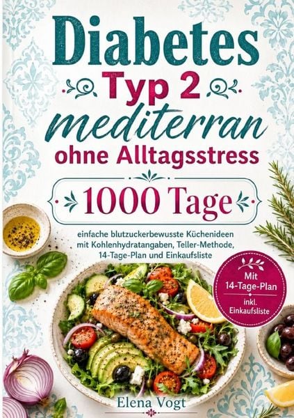 Produktbild: Diabetes Typ 2 mediterran ohne Alltagsstress