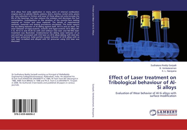 Produktbild: Effect of Laser treatment on Tribological behaviour of Al-Si alloys