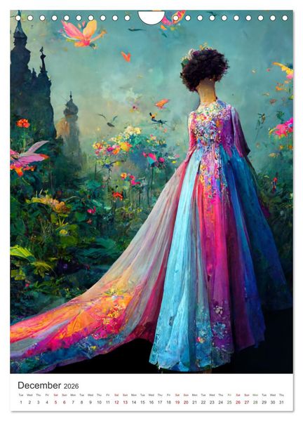 Produktbild: The Princess Garden (Wall Calendar 2026 DIN A4 portrait), CALVENDO 12 Month Wall Calendar