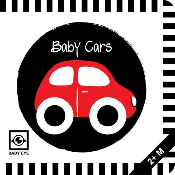 Produktbild: Baby Cars: Kontrastbuch f&uuml;r Babys mit &Ouml;ffnungen &middot; kontrastreiche Bilder angepasst an Babyaugen &middot; Schwarz Wei&szlig; Rot Buch f&uuml;r Neugeborene &middot; Mein erstes Bilderbuch &middot; Montessori Buch