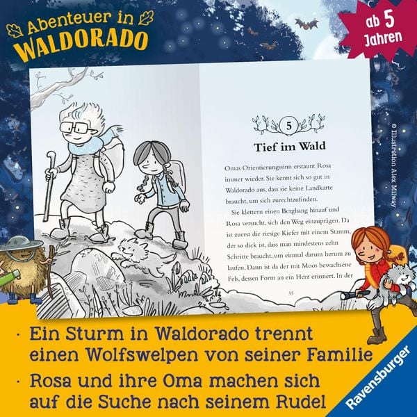Produktbild: Abenteuer in Waldorado. Hilfe f&uuml;r den kleinen Wolf - Band 2