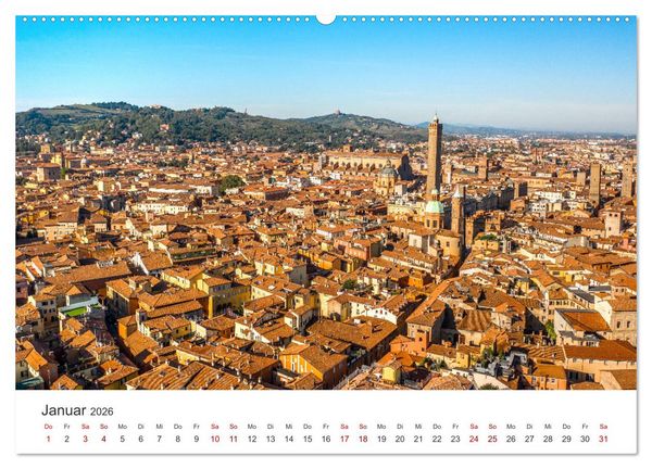 Produktbild: Bologna - Impressionen der wundersch&ouml;nen Universit&auml;tsstadt. (Wandkalender 2026 DIN A2 quer), CALVENDO Monatskalender