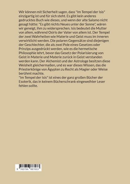 Produktbild: Im Tempel der Isis