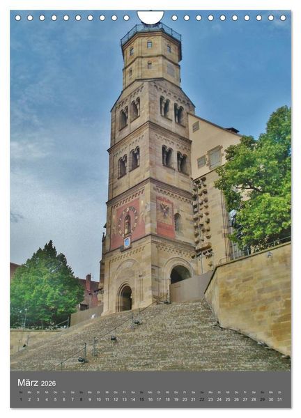Produktbild: Kirchen und Kl&ouml;ster in Deutschland (Wandkalender 2026 DIN A4 hoch), CALVENDO Monatskalender