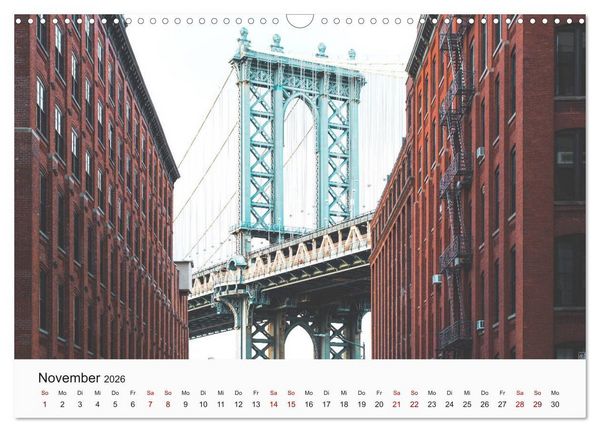 Produktbild: Traumstadt New York (Wandkalender 2026 DIN A3 quer), CALVENDO Monatskalender