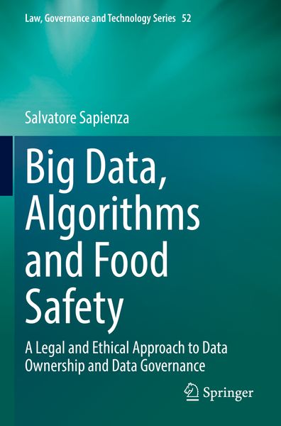 Produktbild: Big Data, Algorithms and Food Safety