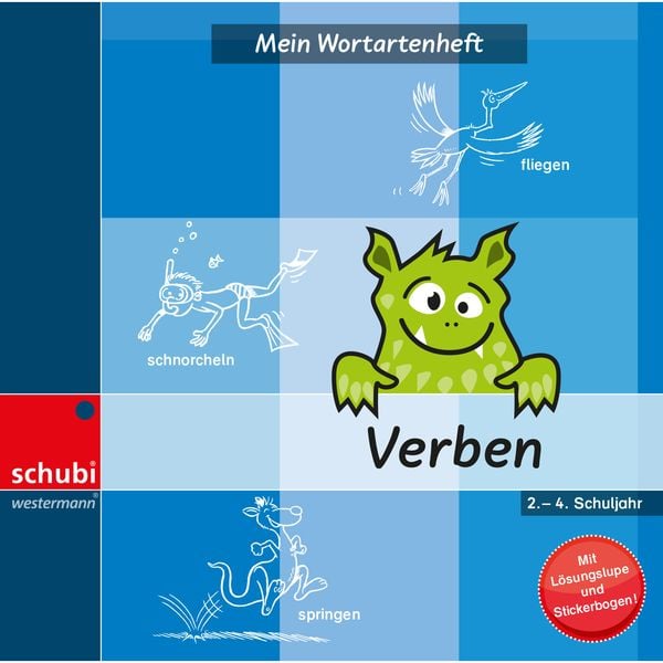 Mein Wortartenheft: Verben, Taschenbuch von Susanne Salvisberg, SCHUBI Lernmedien – eine Marke der Westermann Schweiz AG, 978-3-03976-238-5