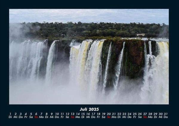 Produktbild: Wasserf&auml;lle 2025 Fotokalender DIN A4