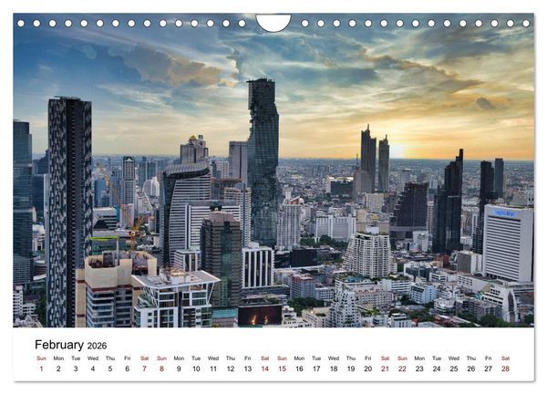 Produktbild: Amazing visit to Thailand (Wall Calendar 2026 DIN A4 landscape), CALVENDO 12 Month Wall Calendar