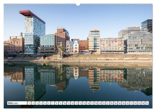 Produktbild: D&uuml;sseldorf - Momente einer Reise (Wandkalender 2027 DIN A2 quer), CALVENDO Monatskalender