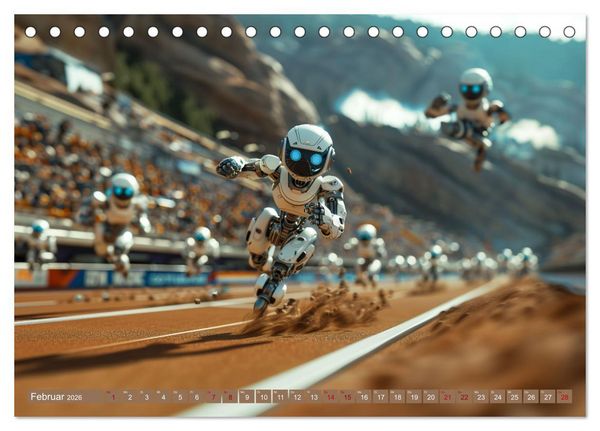 Produktbild: Neues aus dem Roboter Sport Club (Tischkalender 2026 DIN A5 quer), CALVENDO Monatskalender