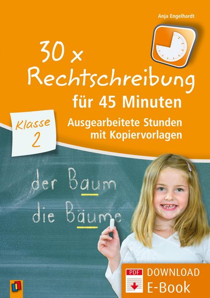 Produktbild: 30 x Rechtschreibung f&uuml;r 45 Minuten - Klasse 2