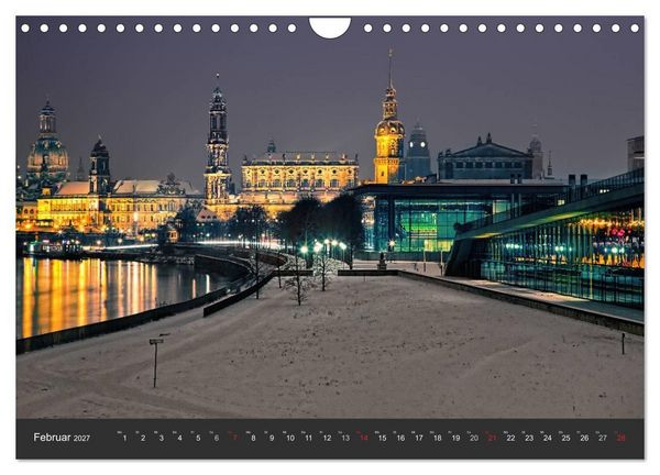 Produktbild: Barockstadt Dresden (Wandkalender 2027 DIN A4 quer), CALVENDO Monatskalender