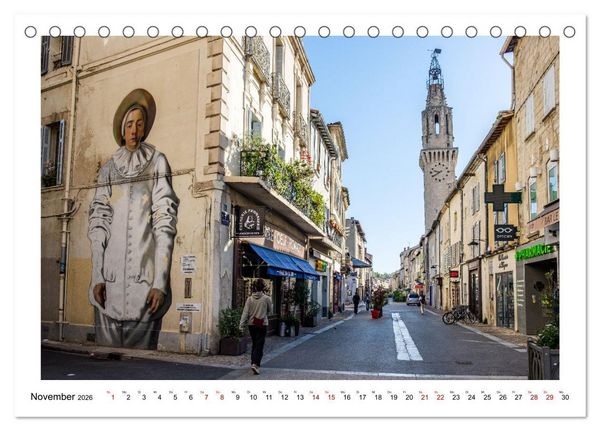 Produktbild: In den Gassen von Avignon (Tischkalender 2026 DIN A5 quer), CALVENDO Monatskalender