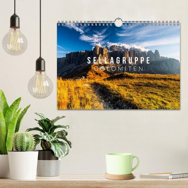 Produktbild: Sellagruppe. Dolomiten (Wandkalender 2027 DIN A4 quer), CALVENDO Monatskalender