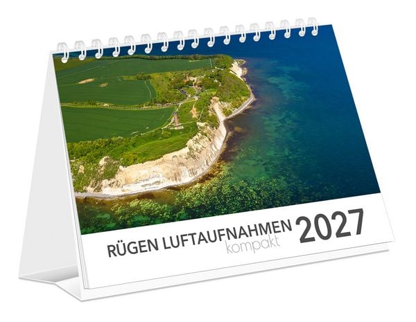 Produktbild: Kalender R&uuml;gen Luftaufnahmen kompakt 2027