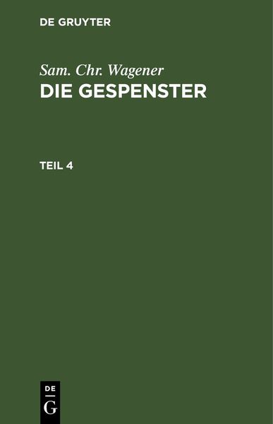 Produktbild: Die Gespenster. Teil 4
