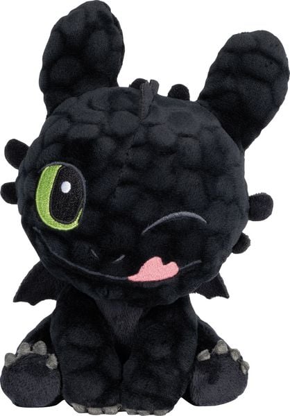 Produktbild: Schmidt Spiele 42839 - Dragons, Ohnezahn gl&uuml;cklich, Pl&uuml;sch, 18 cm