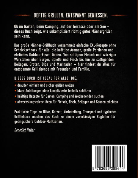 Produktbild: Das gro&szlig;e M&auml;nner-Grillbuch