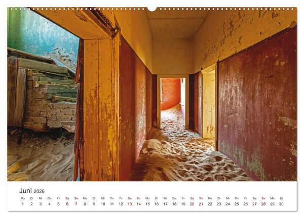 Produktbild: Kolmannskuppe Die Geisterstadt in der Sandw&uuml;ste (hochwertiger Premium Wandkalender 2026 DIN A2 quer), Kunstdruck in Hochglanz