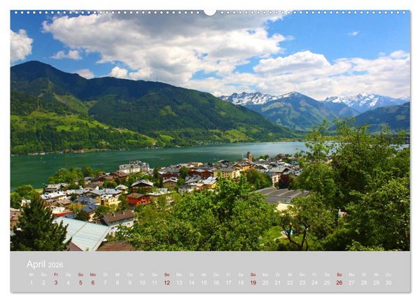 Produktbild: Gr&uuml;&szlig;e aus Zell am See (Wandkalender 2026 DIN A2 quer), CALVENDO Monatskalender